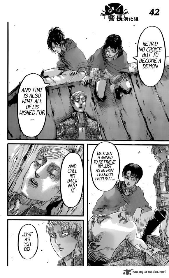 Lecture en ligne Shingeki No Kyojin 84 page 42