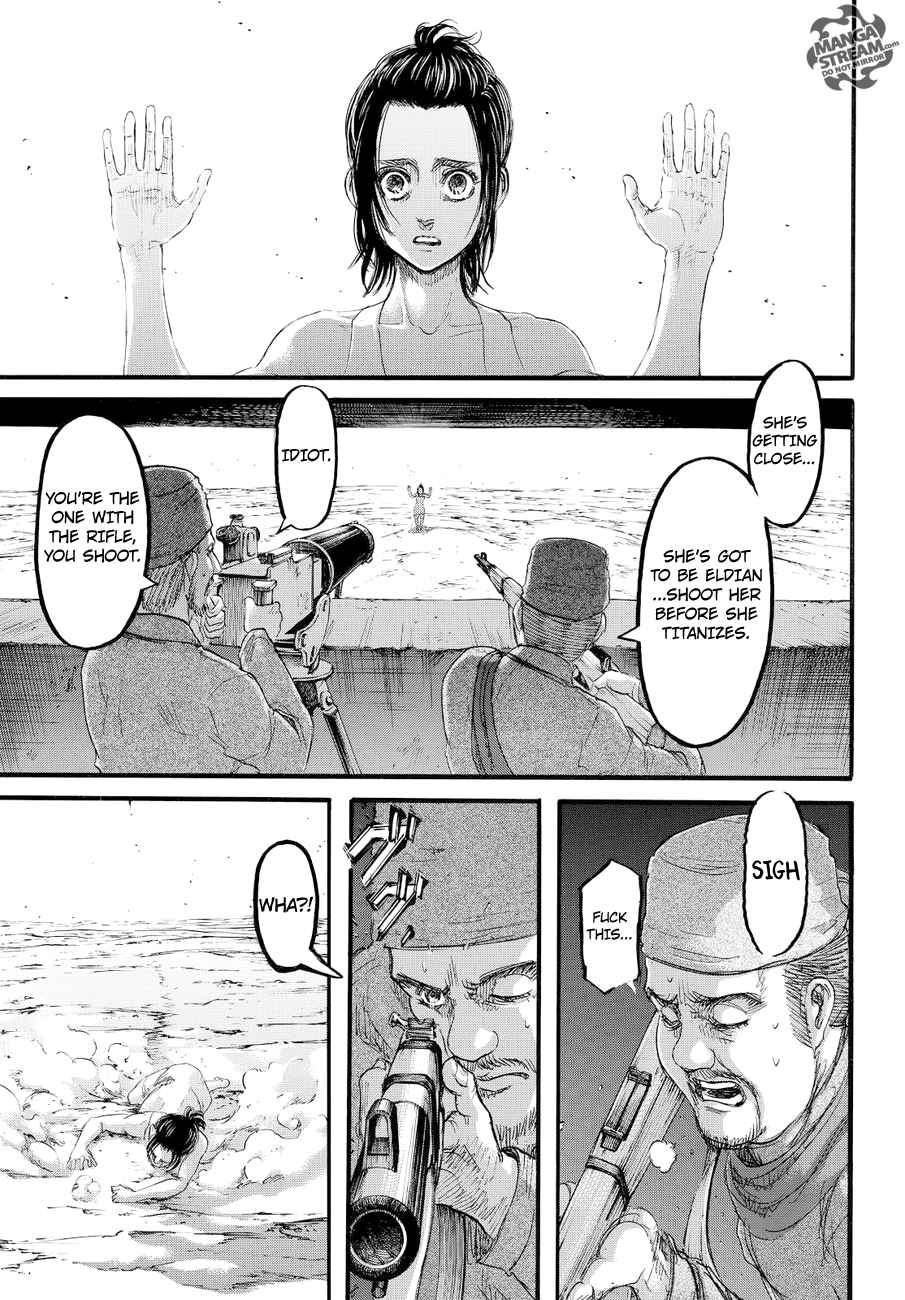 Lecture en ligne Shingeki No Kyojin 91 page 34