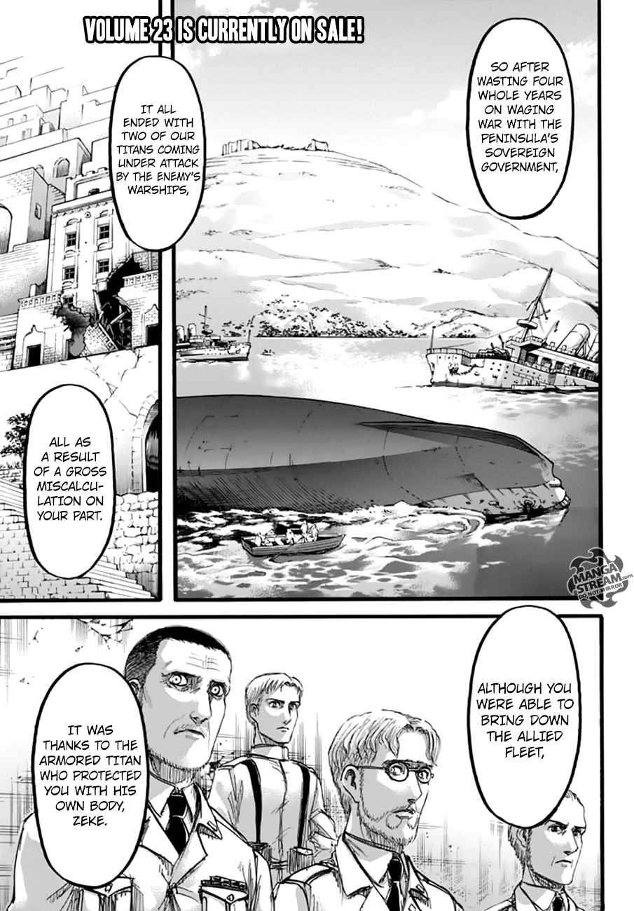 Lecture en ligne Shingeki No Kyojin 93 page 1