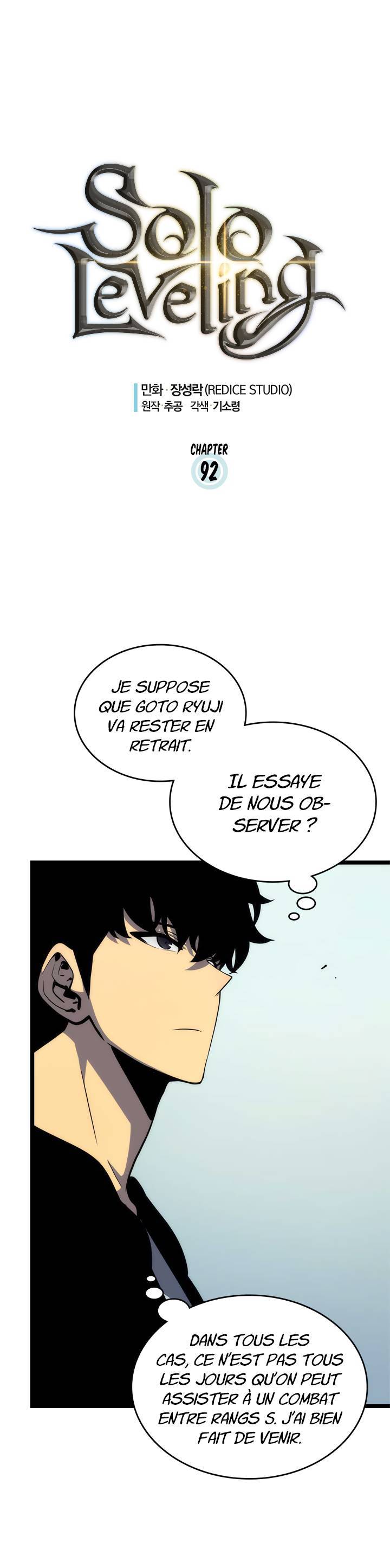 Lecture en ligne Solo Leveling 92 page 1