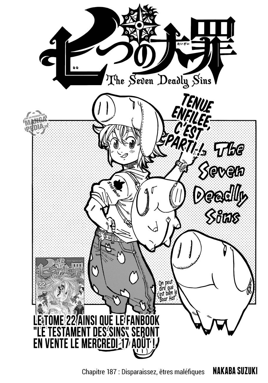 Lecture en ligne The Seven Deadly Sins 187 page 1