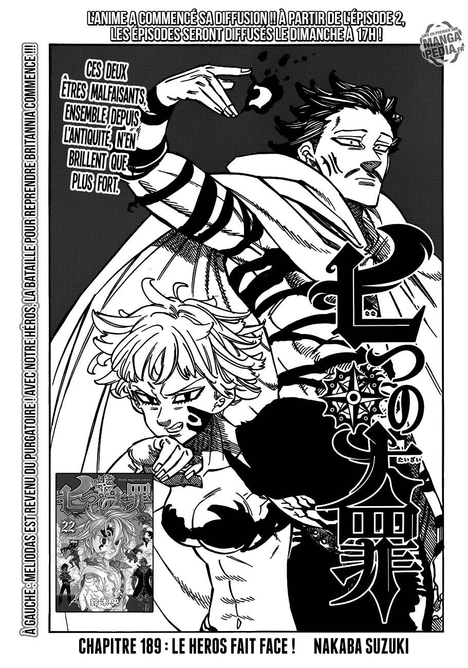 Lecture en ligne The Seven Deadly Sins 189 page 1