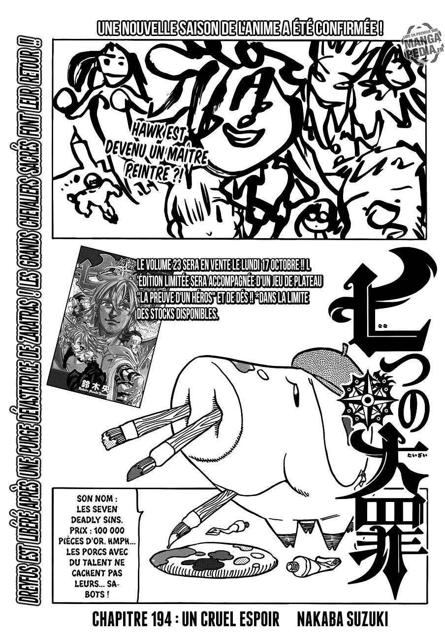 Lecture en ligne The Seven Deadly Sins 194 page 1