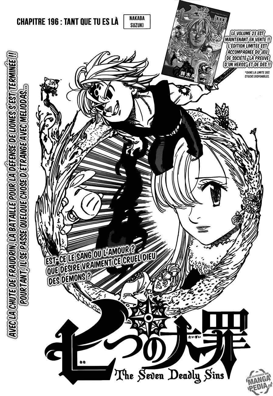Lecture en ligne The Seven Deadly Sins 196 page 1