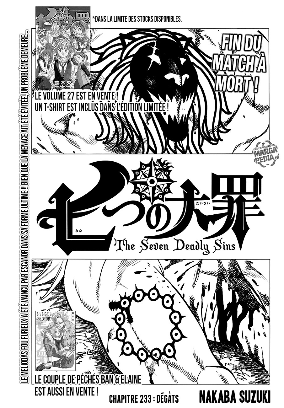 Lecture en ligne The Seven Deadly Sins 233 page 1
