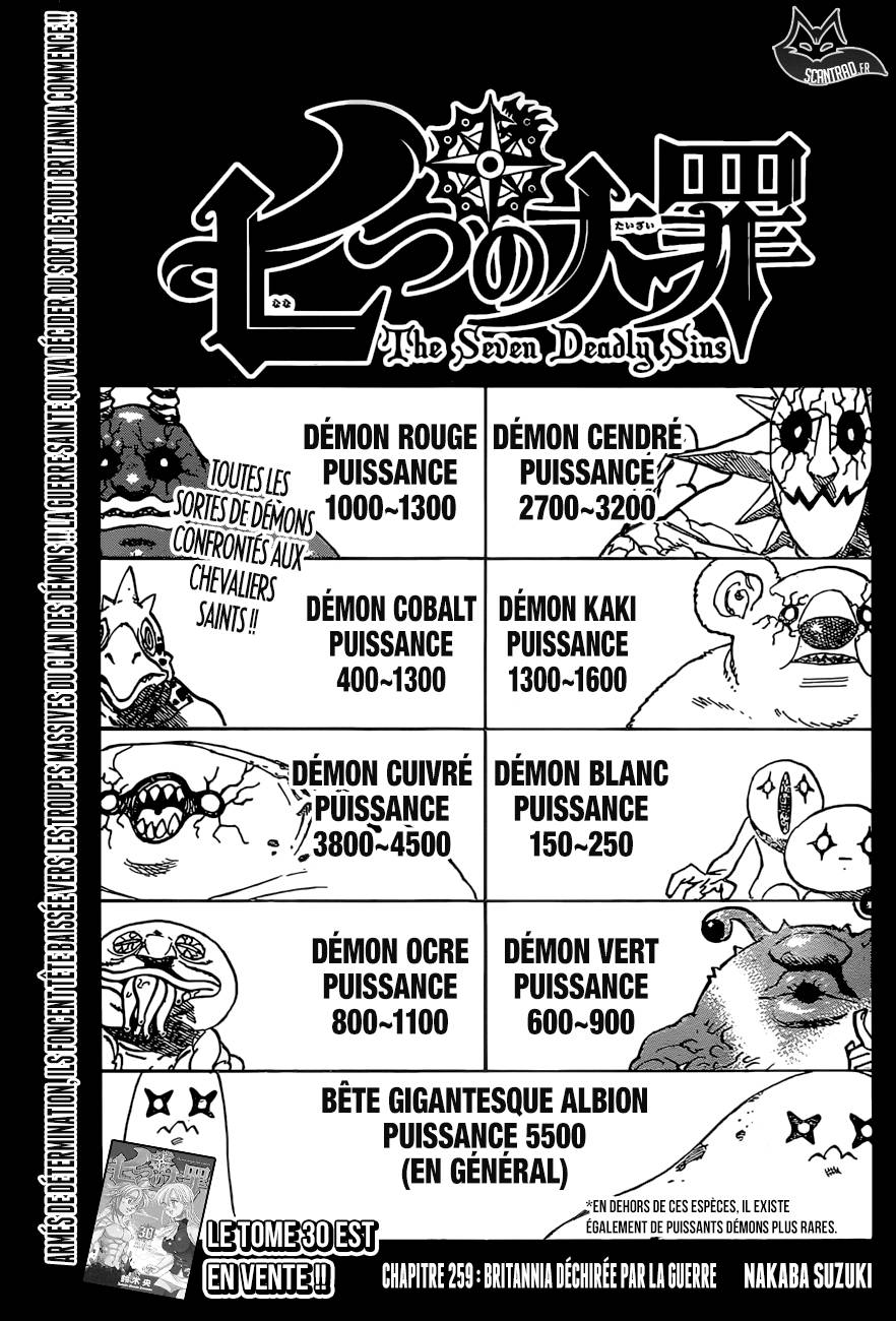 Lecture en ligne The Seven Deadly Sins 259 page 1