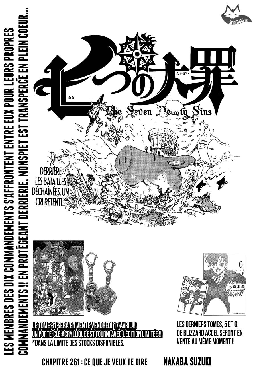 Lecture en ligne The Seven Deadly Sins 261 page 1