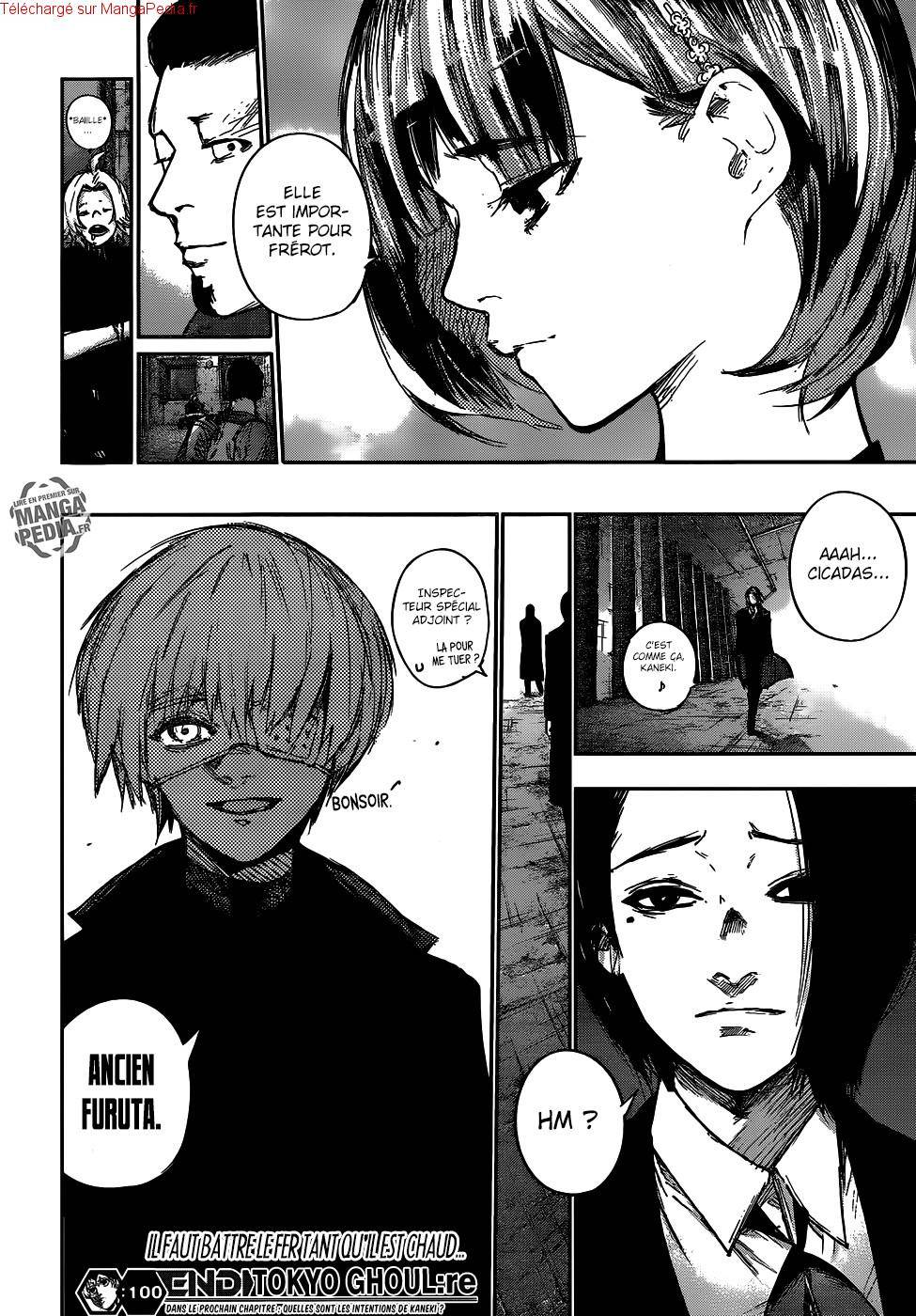 Lecture en ligne Tokyo Ghoul Re 100 page 20