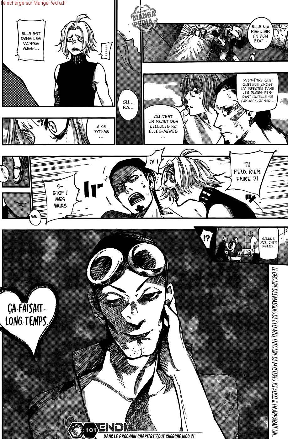 Lecture en ligne Tokyo Ghoul Re 101 page 18