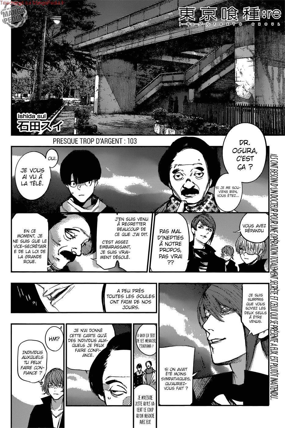 Lecture en ligne Tokyo Ghoul Re 103 page 3