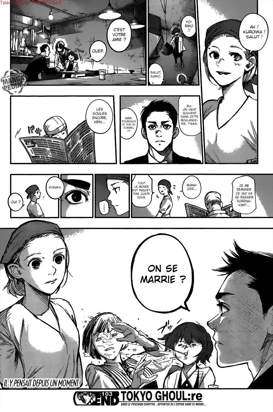 Lecture en ligne Tokyo Ghoul Re 103 page 19