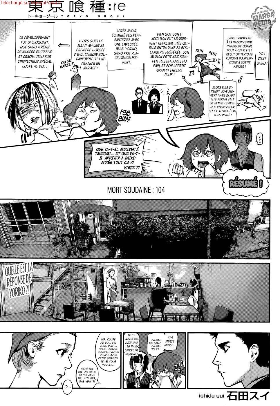 Lecture en ligne Tokyo Ghoul Re 104 page 1
