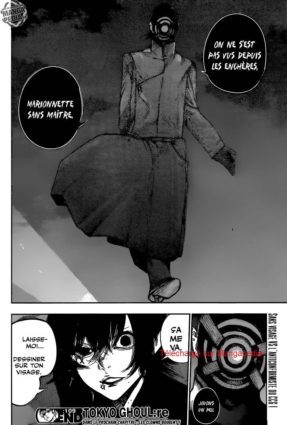 lecture en ligne Tokyo Ghoul Re 109 page 19