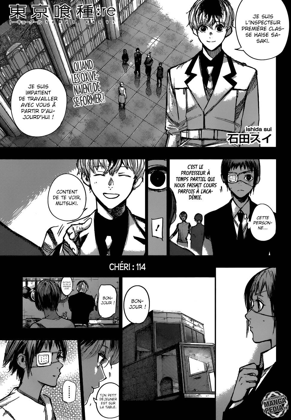 Lecture en ligne Tokyo Ghoul Re 114 page 1