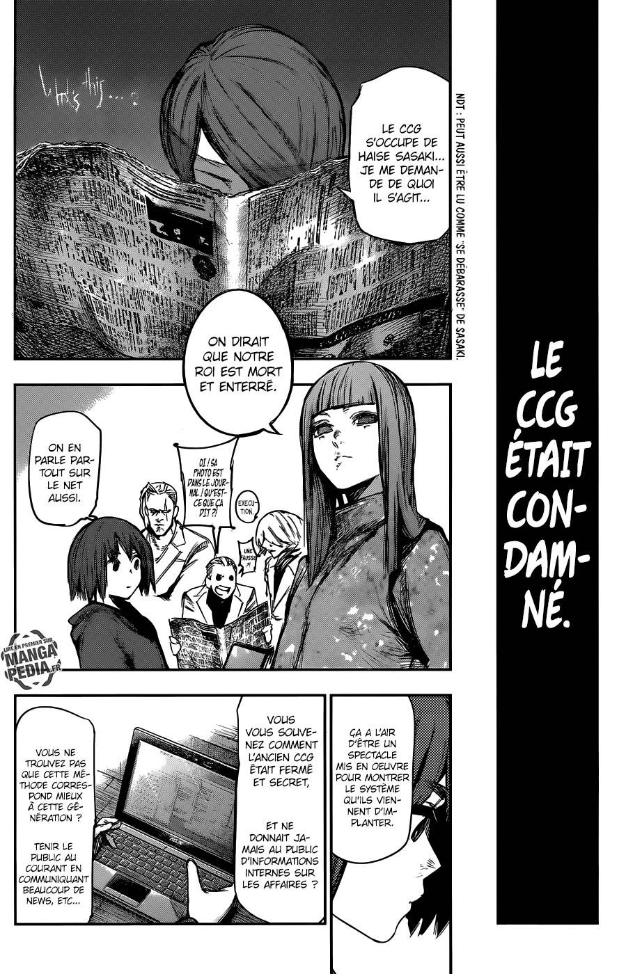 Lecture en ligne Tokyo Ghoul Re 118 page 11