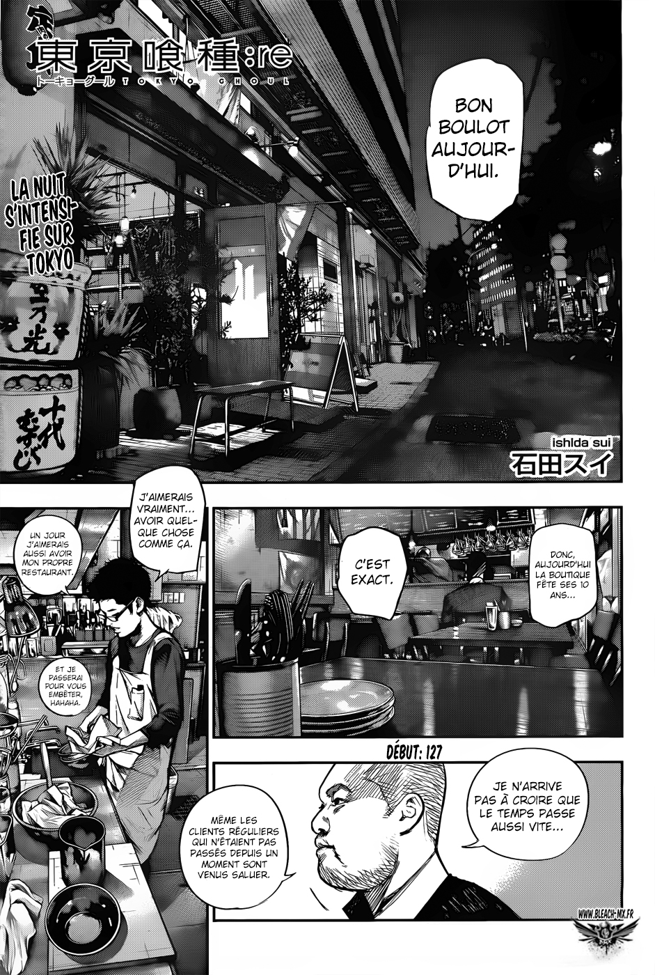Lecture en ligne Tokyo Ghoul Re 127 page 1