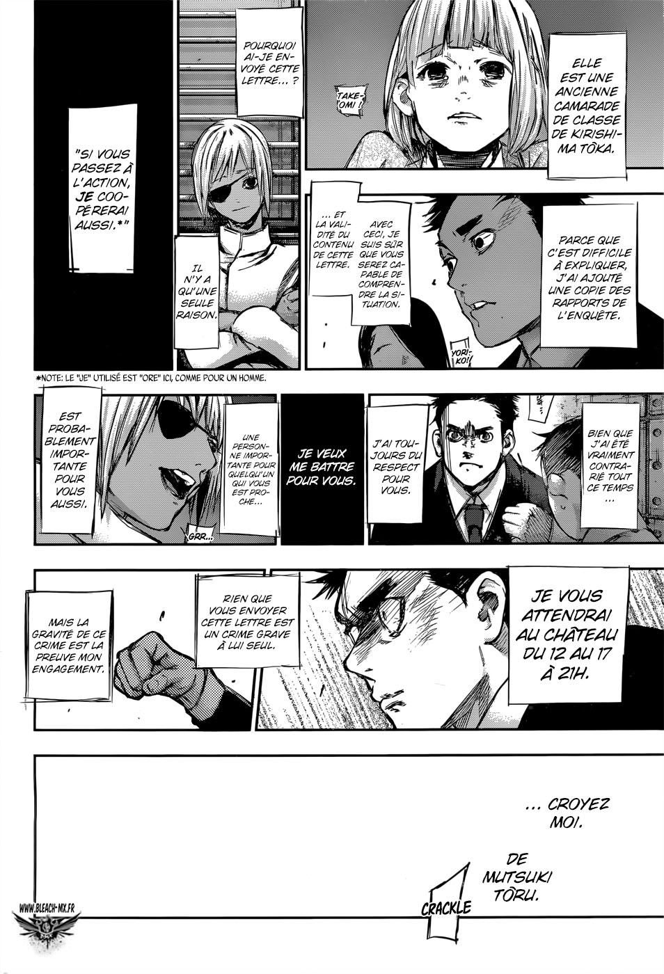 Lecture en ligne Tokyo Ghoul Re 129 page 15