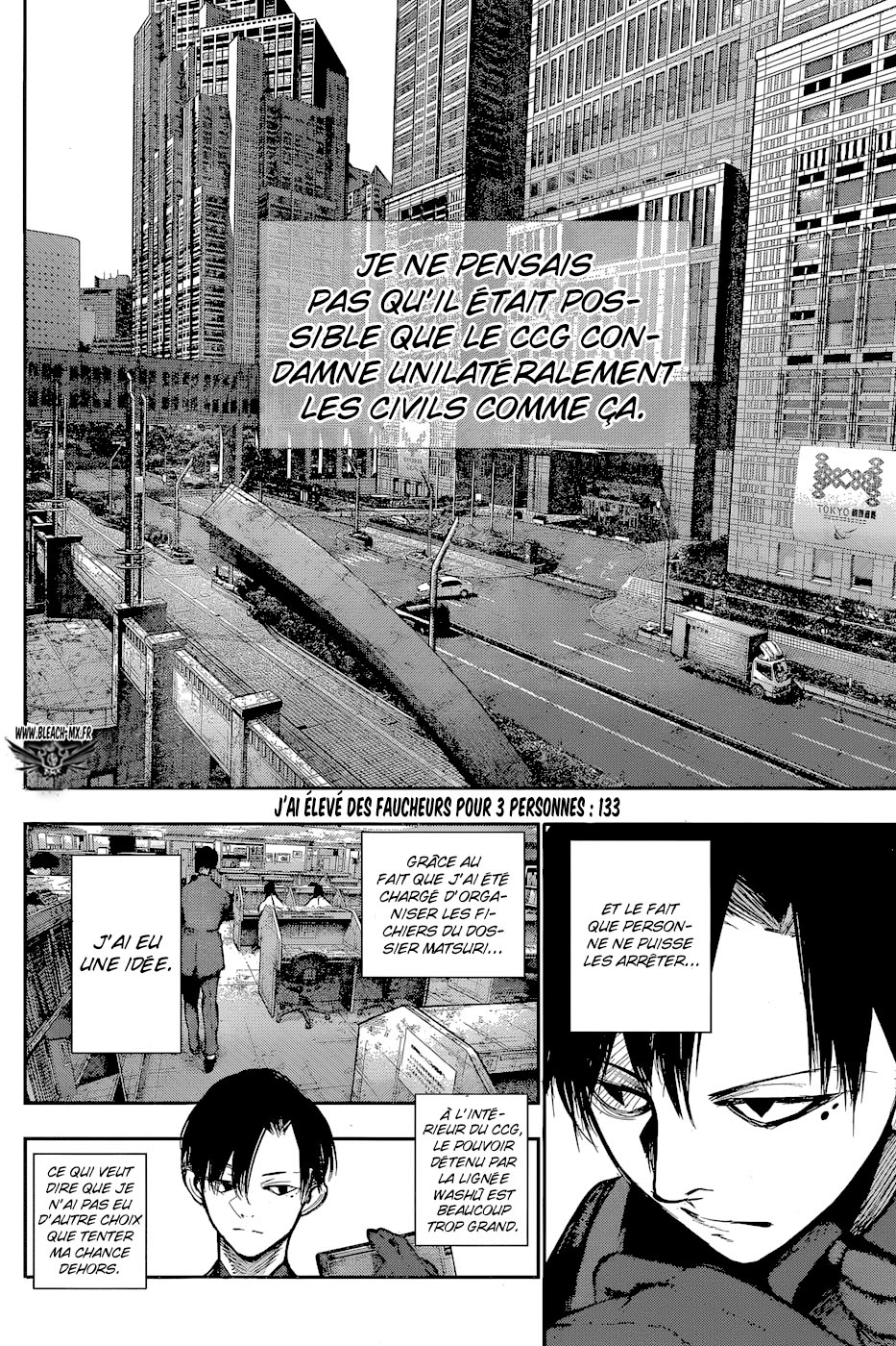 Lecture en ligne Tokyo Ghoul Re 133 page 3