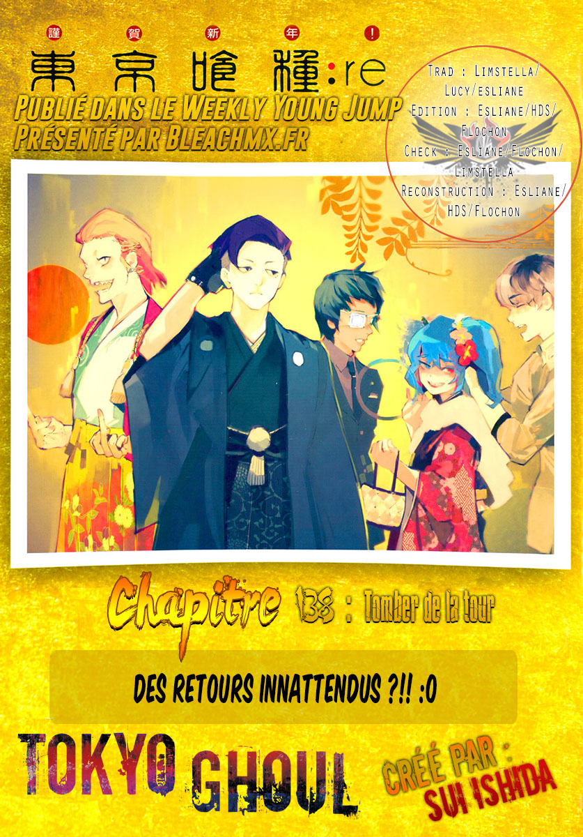 Lecture en ligne Tokyo Ghoul Re 138 page 17