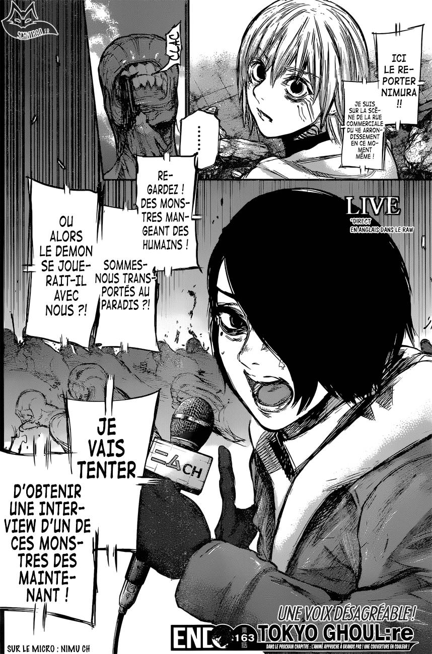 lecture en ligne Tokyo Ghoul Re 163 page 19