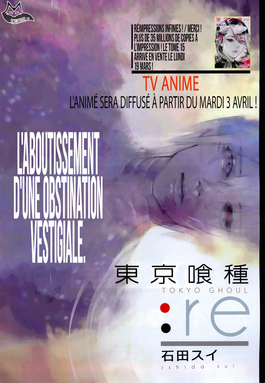 Lecture en ligne Tokyo Ghoul Re 164 page 1