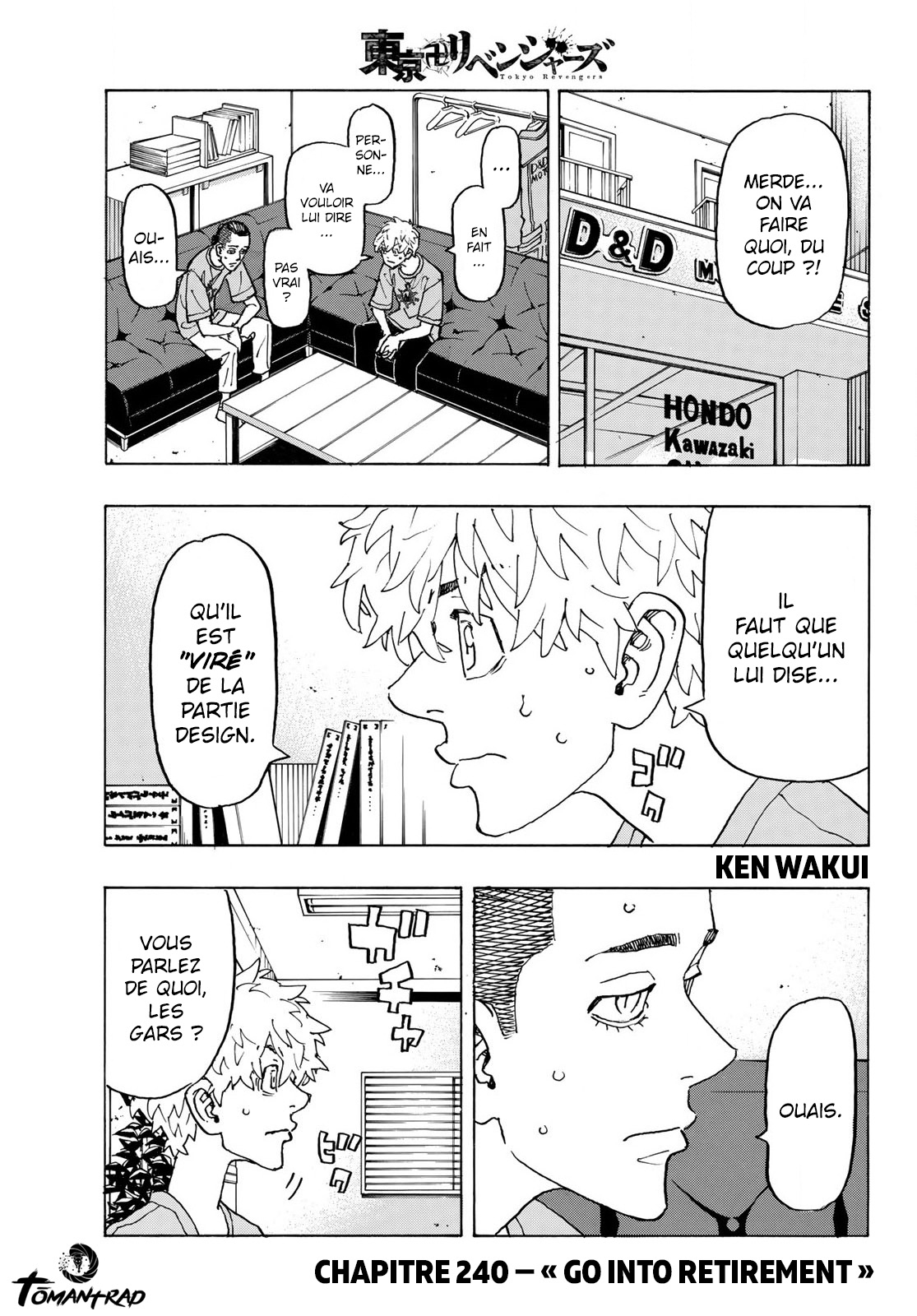 Lecture en ligne Tokyo Revengers 240 page 1