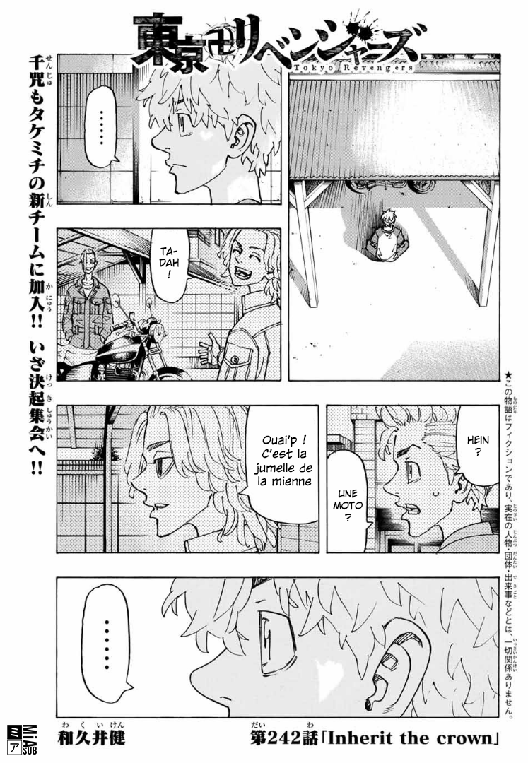 Lecture en ligne Tokyo Revengers 242 page 2