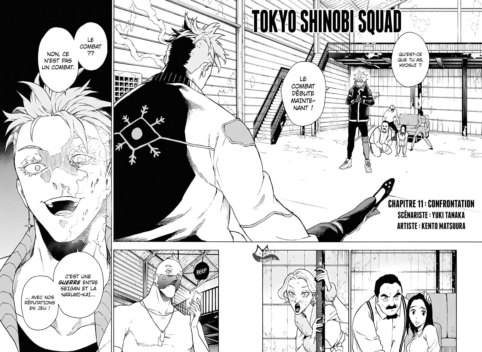 Lecture en ligne Tokyo Shinobi Squad 11 page 3