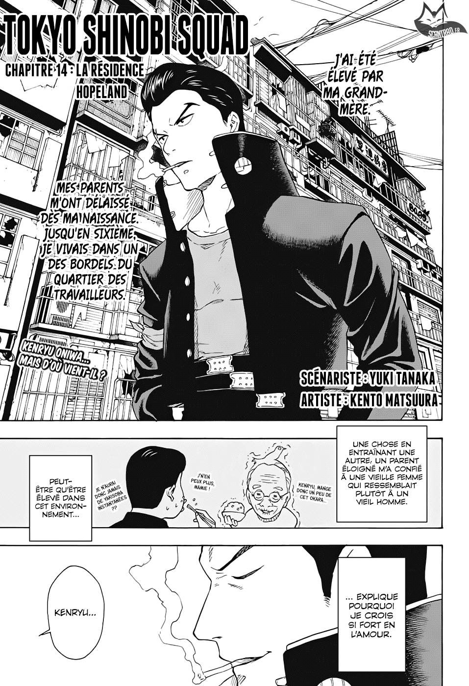 Lecture en ligne Tokyo Shinobi Squad 14 page 1