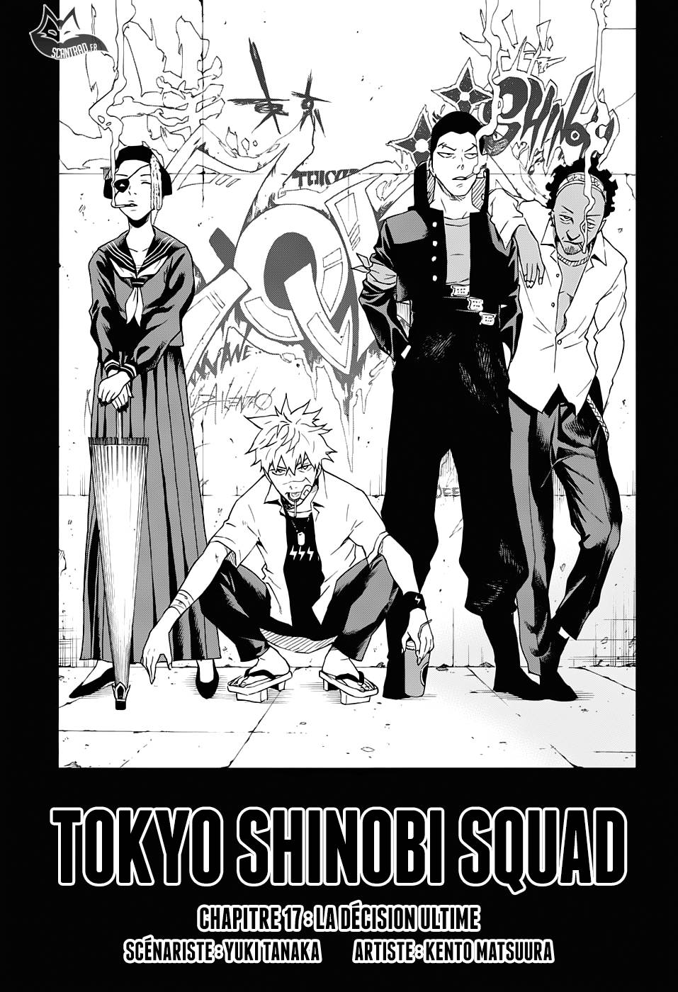 Lecture en ligne Tokyo Shinobi Squad 17 page 1