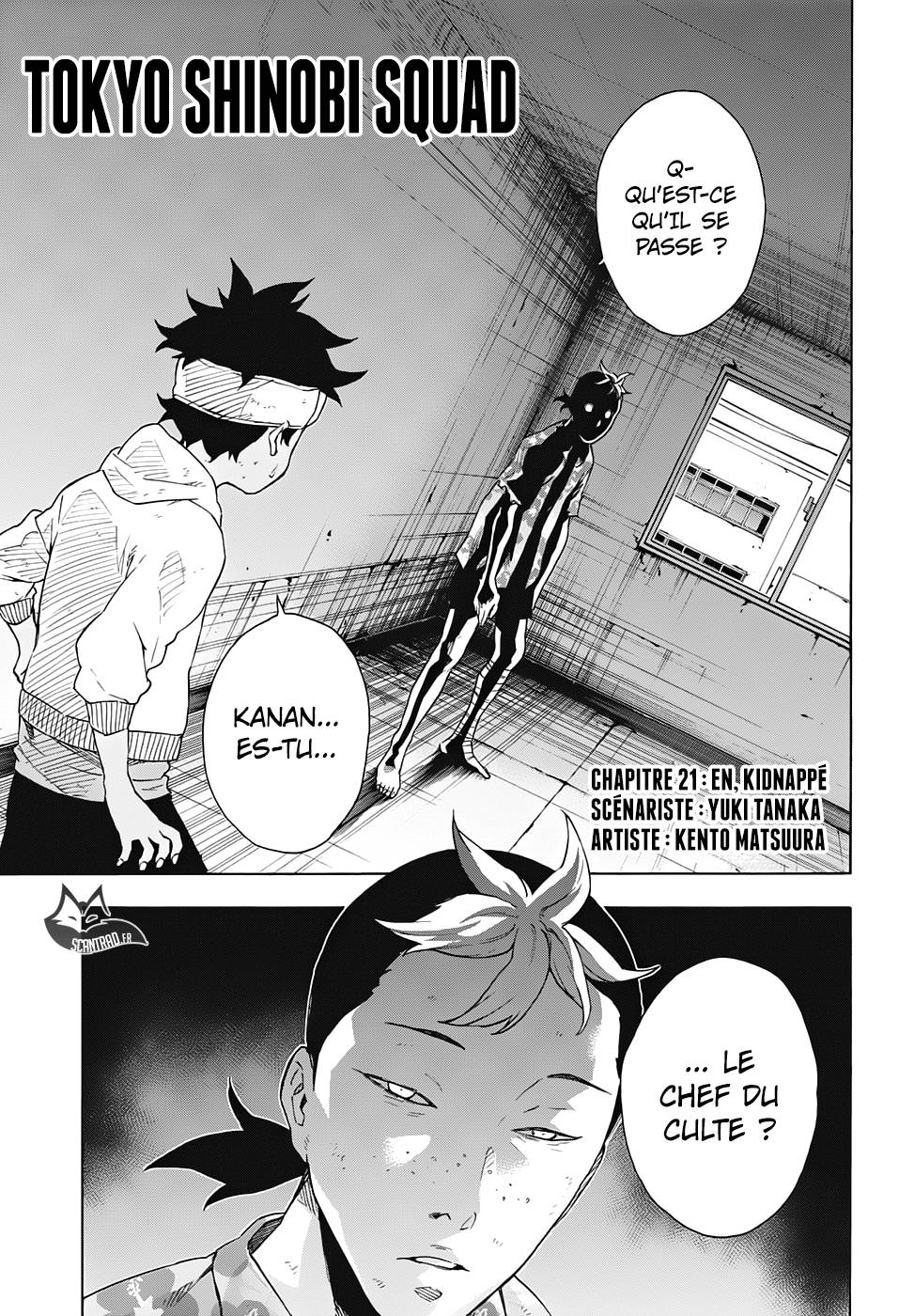 Lecture en ligne Tokyo Shinobi Squad 21 page 1