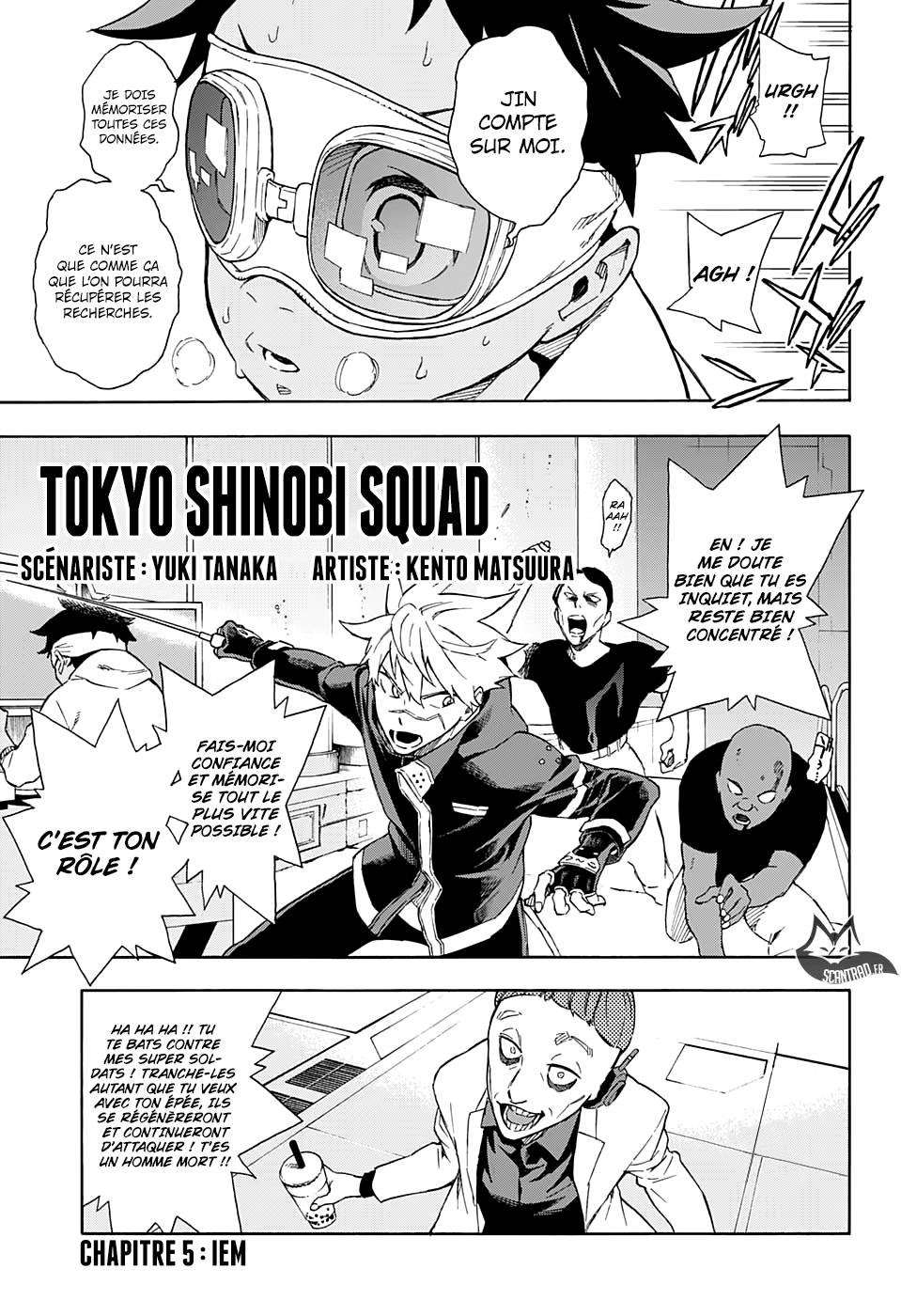 Lecture en ligne Tokyo Shinobi Squad 5 page 1