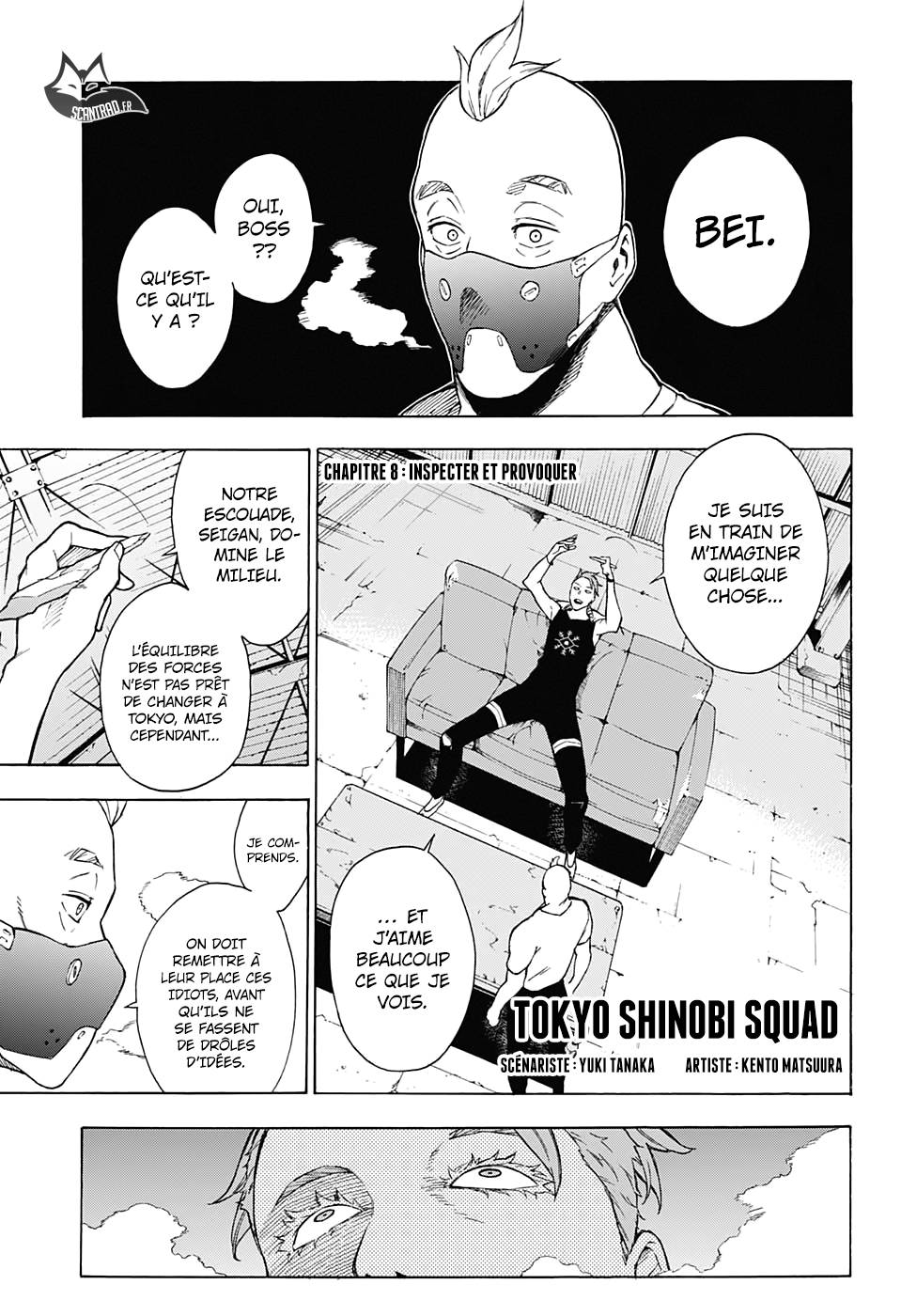 Lecture en ligne Tokyo Shinobi Squad 8 page 1