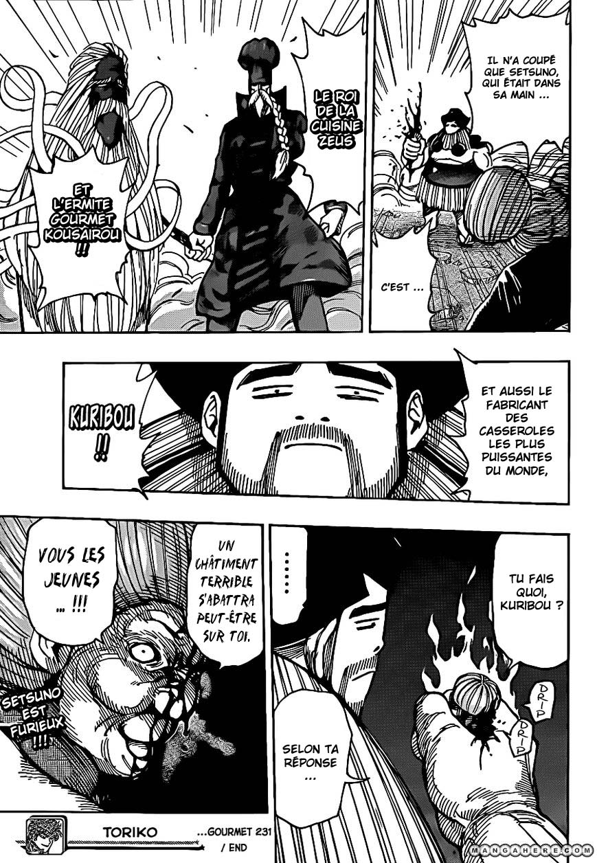lecture en ligne Toriko 231 page 19