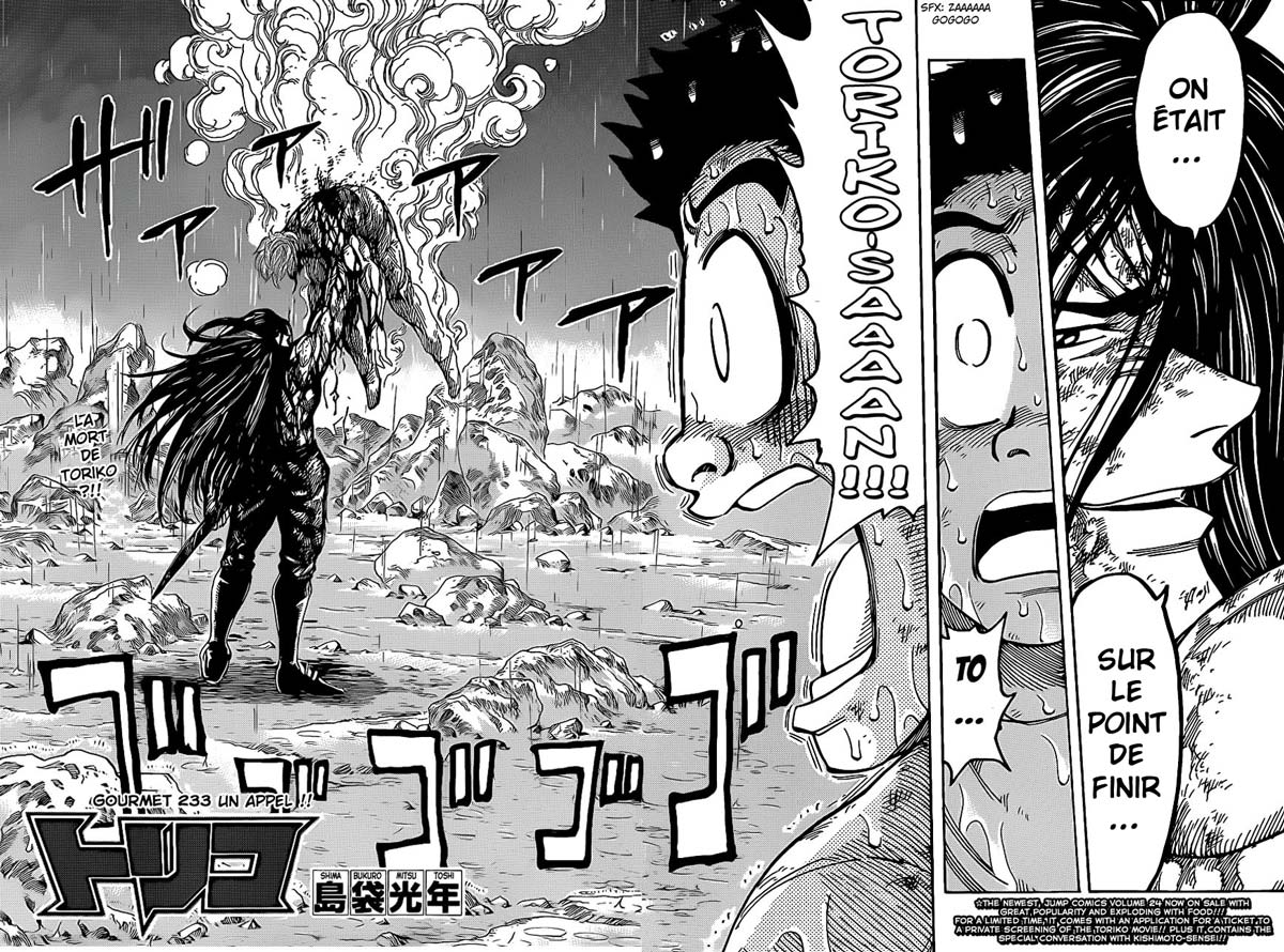 Lecture en ligne Toriko 233 page 3