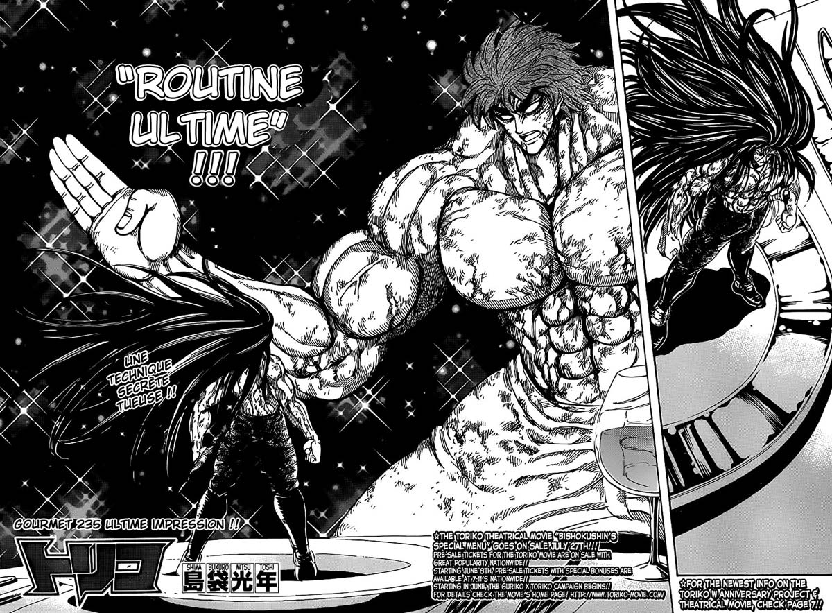 Lecture en ligne Toriko 235 page 2