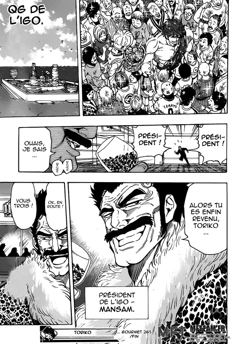 Lecture en ligne Toriko 265 page 20