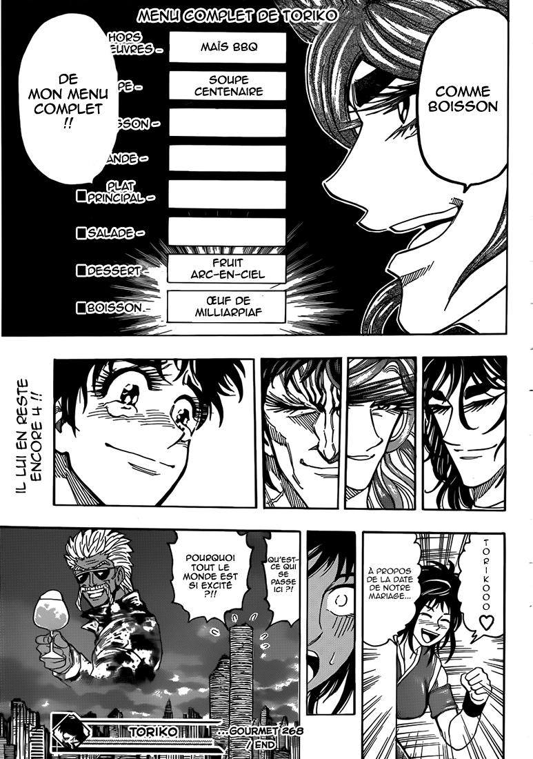 lecture en ligne Toriko 268 page 19