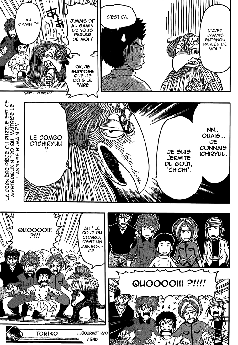 lecture en ligne Toriko 270 page 20