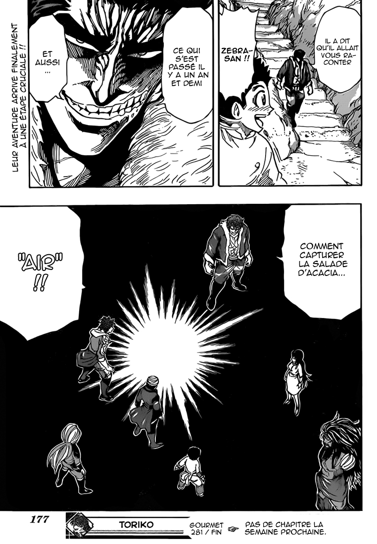 lecture en ligne Toriko 281 page 15