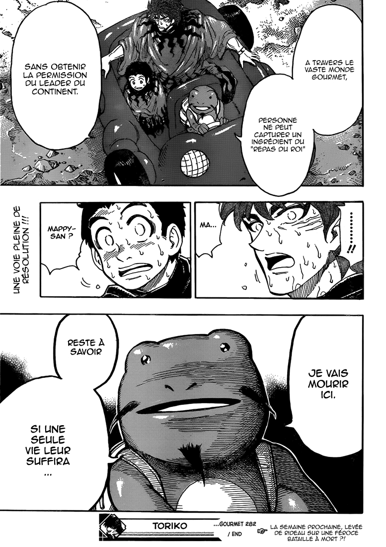 lecture en ligne Toriko 282 page 18
