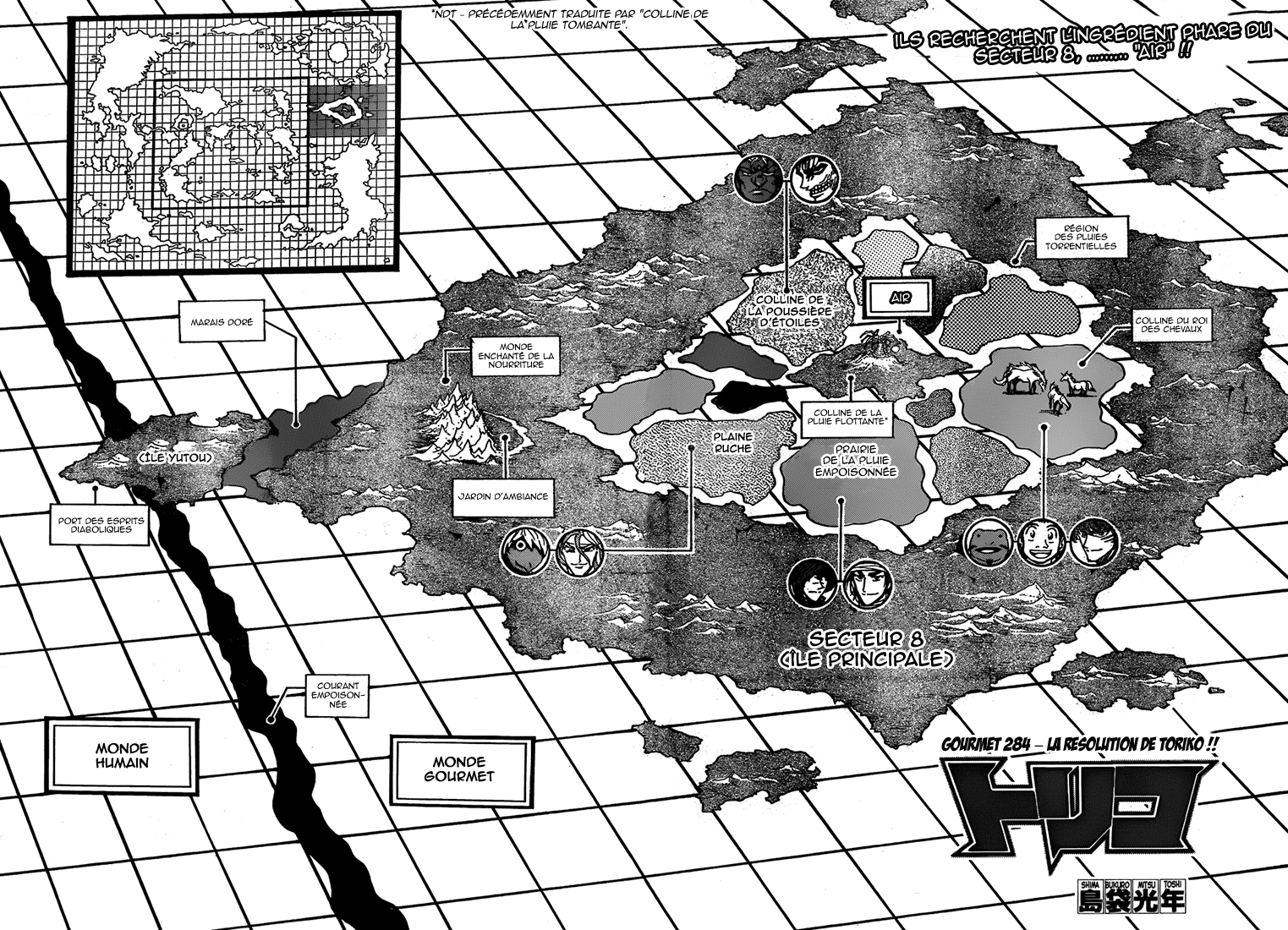 Lecture en ligne Toriko 284 page 3