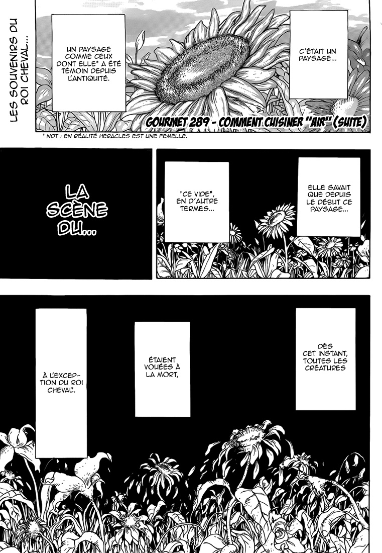 Lecture en ligne Toriko 289 page 3