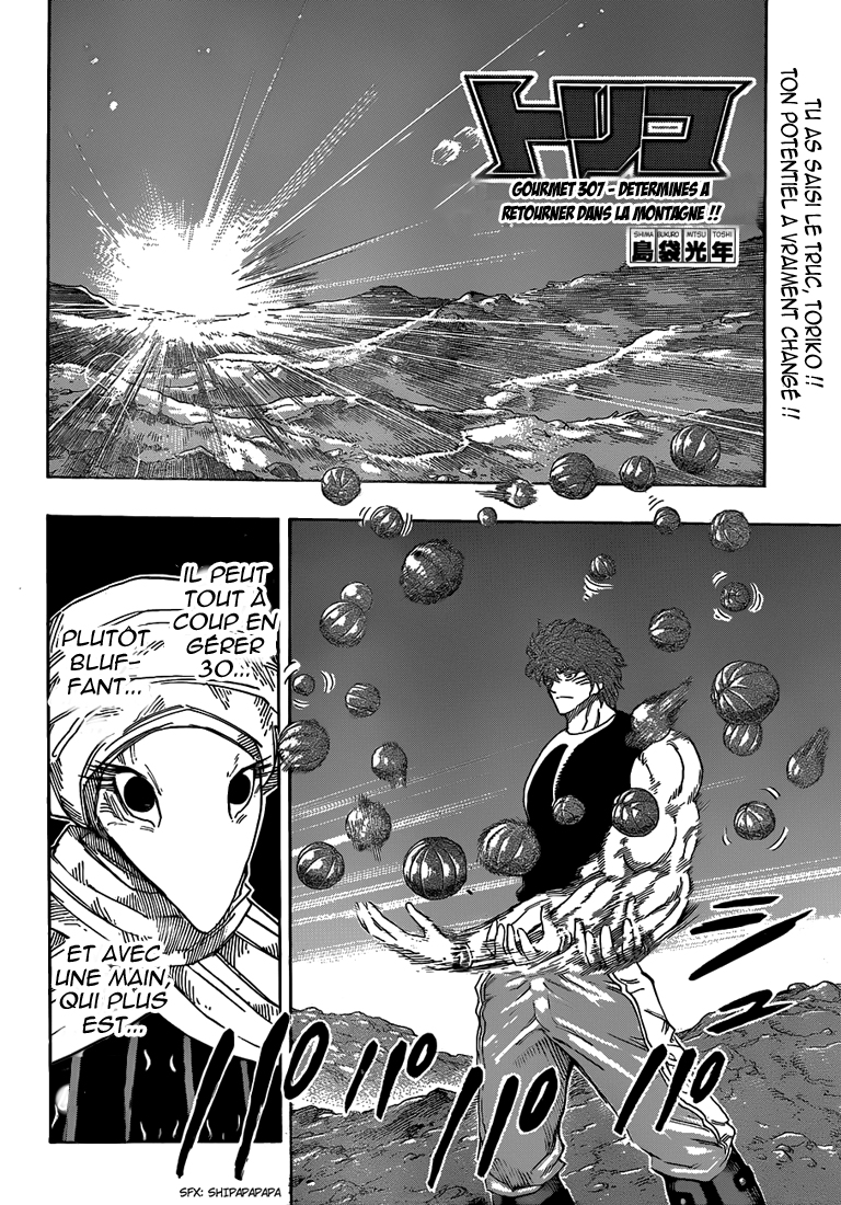 Lecture en ligne Toriko 307 page 3