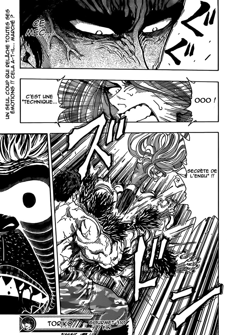 lecture en ligne Toriko 310 page 20