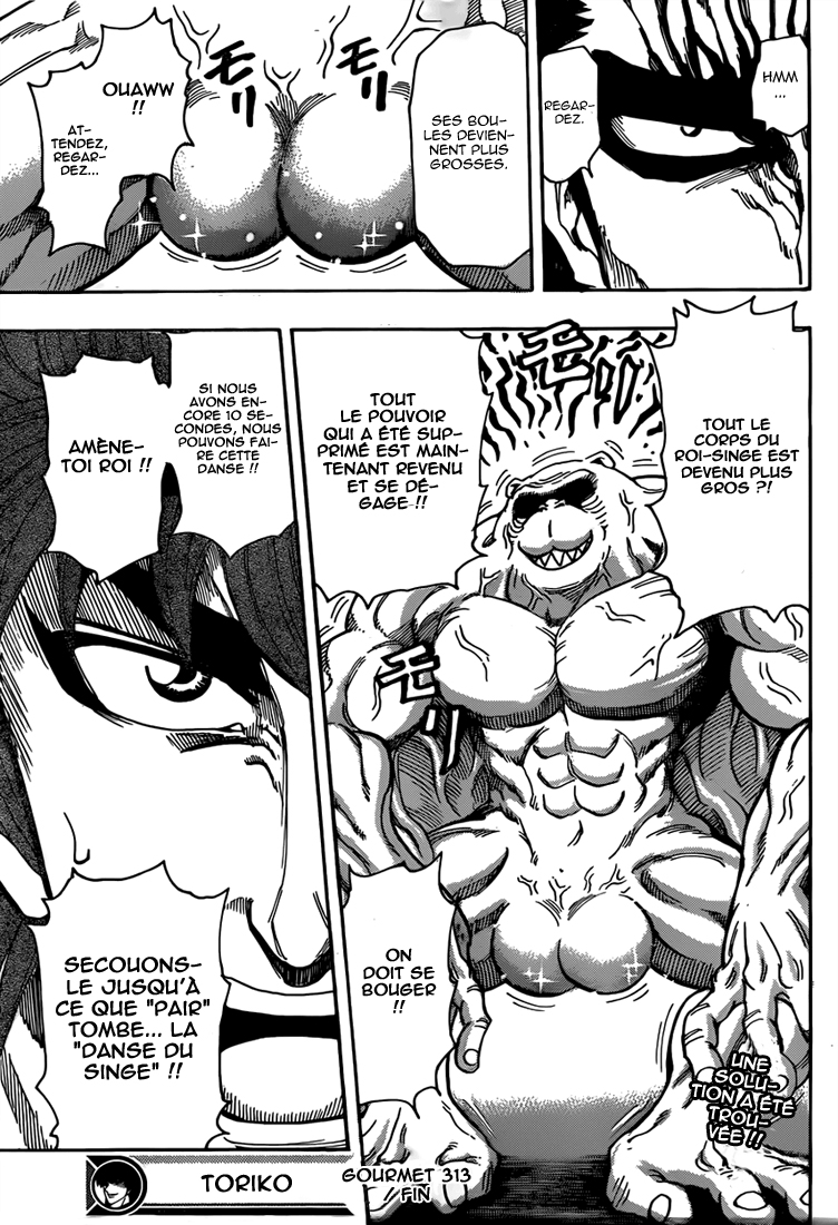 lecture en ligne Toriko 313 page 19