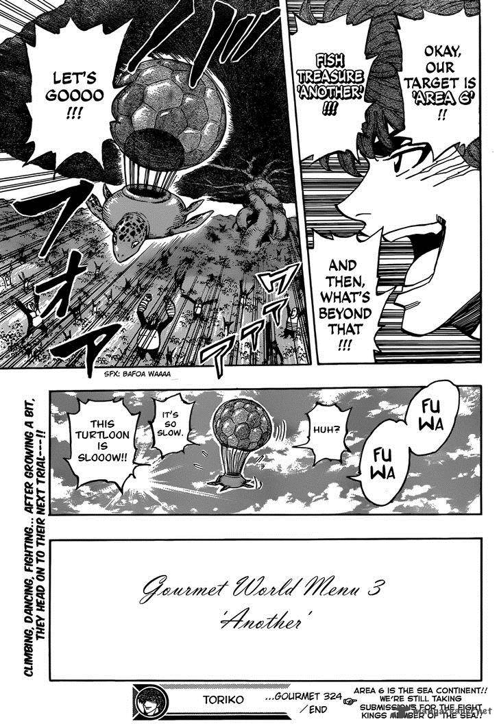 Lecture en ligne Toriko 324 page 19