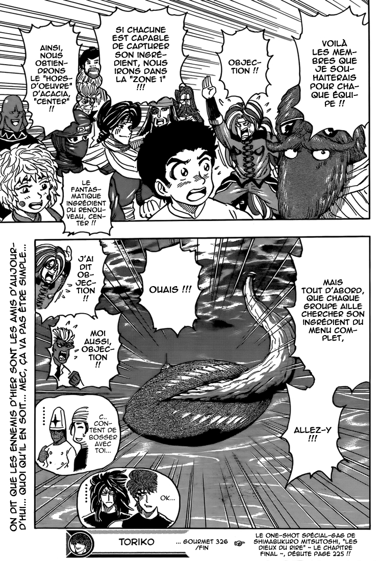 lecture en ligne Toriko 326 page 20