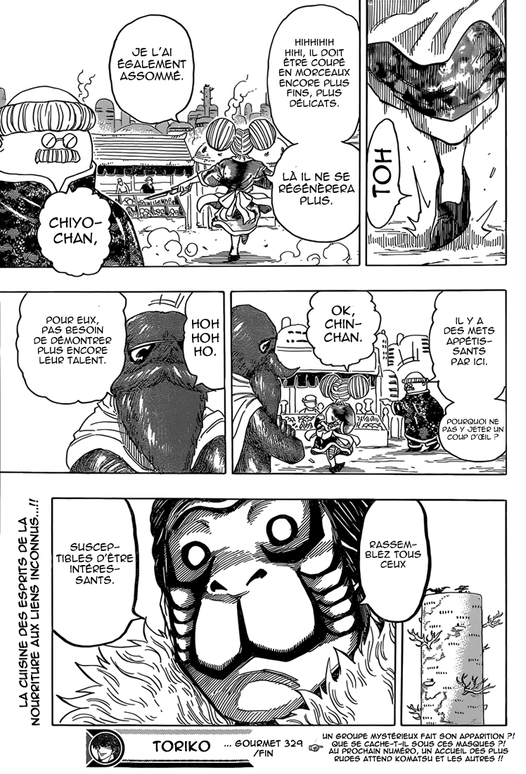 lecture en ligne Toriko 329 page 16