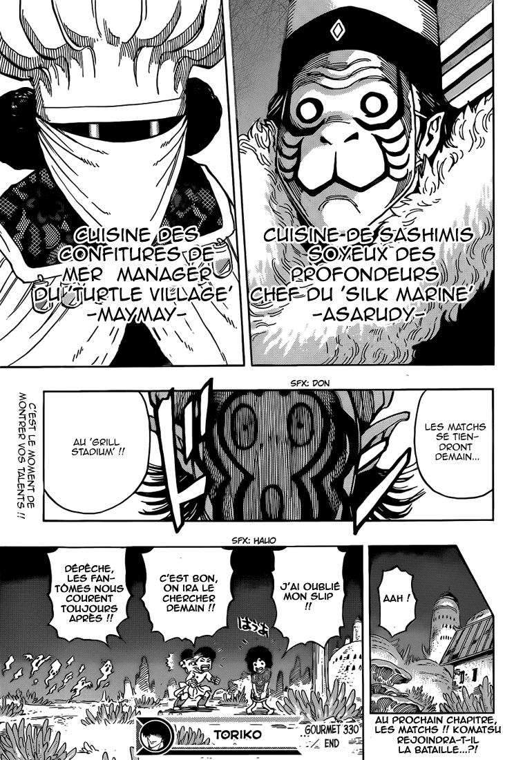 lecture en ligne Toriko 330 page 18